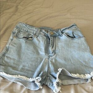 Light Blue Denim Women's Shorts